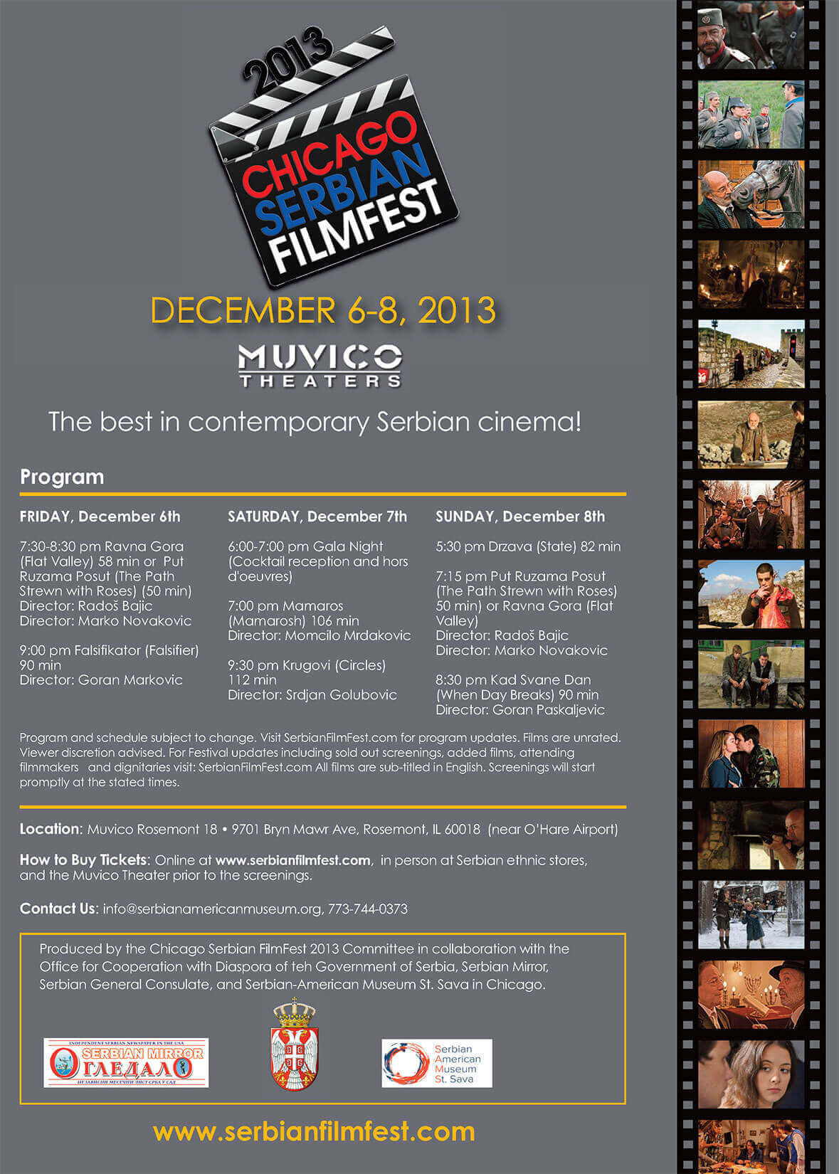 Chicago Serbian Film Fest Srpski Filmski Festival Chicago